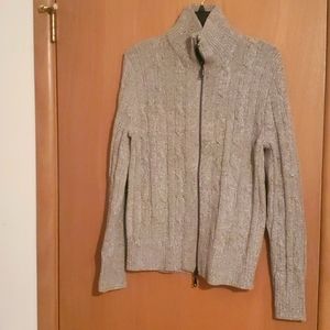 Vintage men's zip up sweater